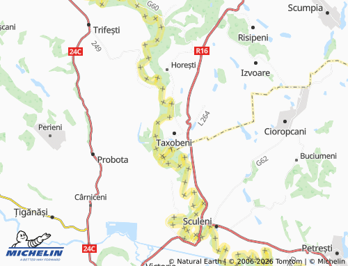 MICHELIN Taxobeni map - ViaMichelin