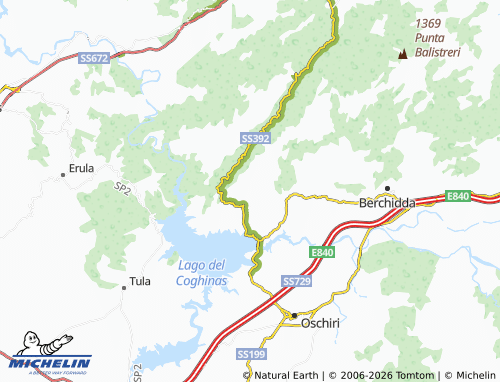 Mapa MICHELIN Pianas-Sa Murighessa - ViaMichelin