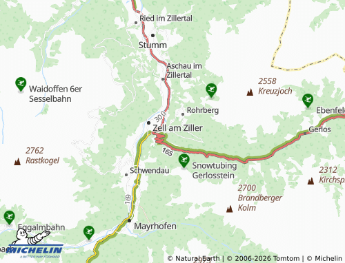 Mappa MICHELIN Gerlosberg - ViaMichelin