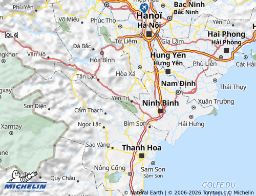 Mappa MICHELIN Yên Thủy - ViaMichelin
