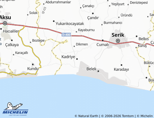 Mappa MICHELIN Kadriye - ViaMichelin