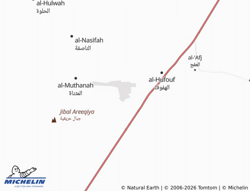MICHELIN-Landkarte al-Qadisiyyah - ViaMichelin
