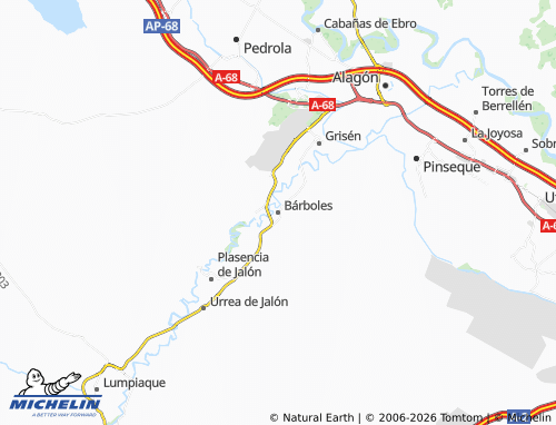 MICHELIN Bárboles map - ViaMichelin