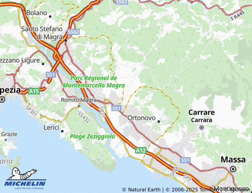 MICHELIN-Landkarte Caniparola - ViaMichelin