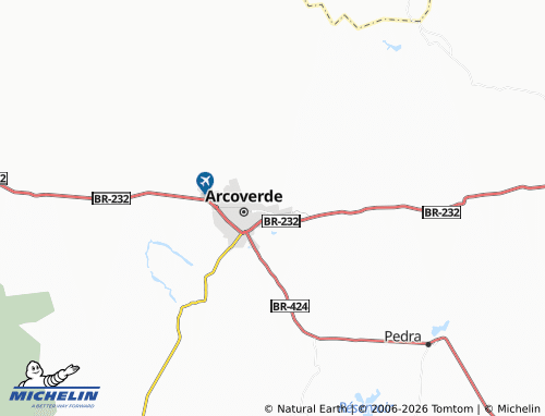 MICHELIN São Geraldo map - ViaMichelin