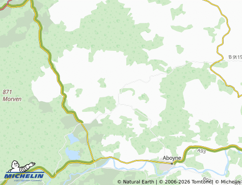 Carte MICHELIN Tarland - ViaMichelin