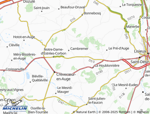 MICHELIN Le Cadran map - ViaMichelin