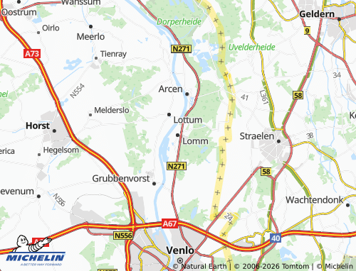 Mapa MICHELIN Lomm - ViaMichelin