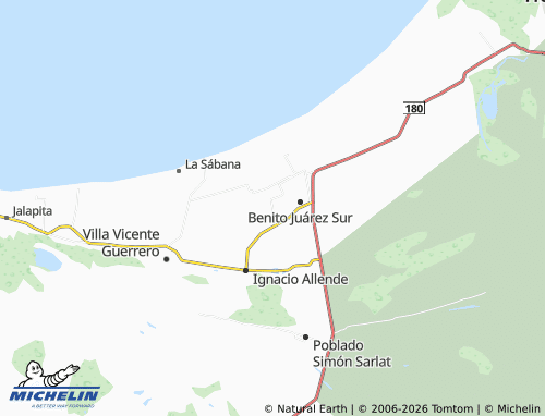 MICHELIN Frontera, Fronterita map - ViaMichelin