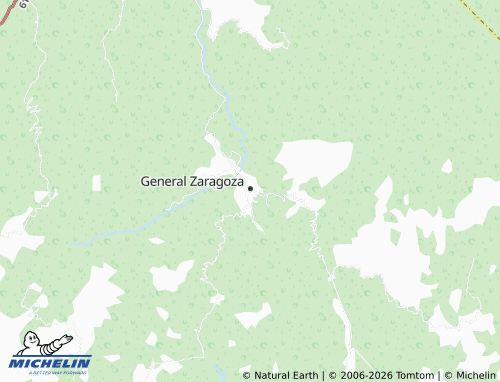 MICHELIN Centro de General Zaragoza map - ViaMichelin