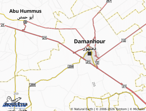 Mapa MICHELIN Ab'adiyyat Damanhour - ViaMichelin