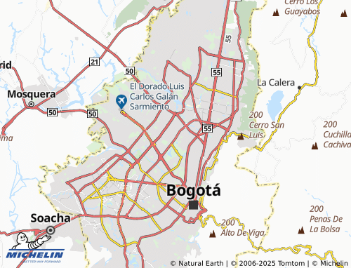 MICHELIN Bellavista Occidental map - ViaMichelin