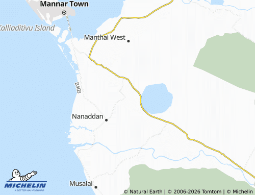 MICHELIN Ilanthaimoddai map - ViaMichelin