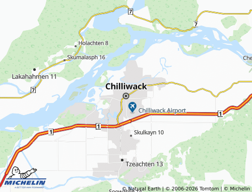 MICHELIN Chilliwack map - ViaMichelin