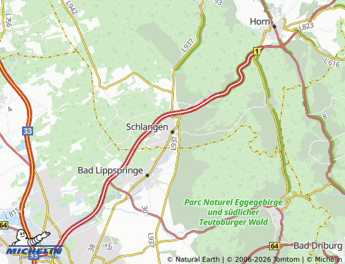 MICHELIN Schlangen map - ViaMichelin