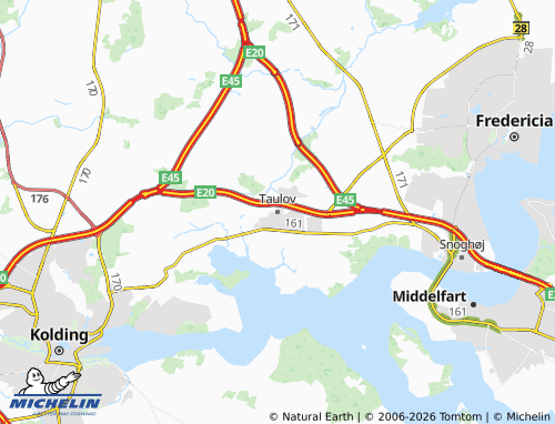 Mappa MICHELIN Taulov - ViaMichelin