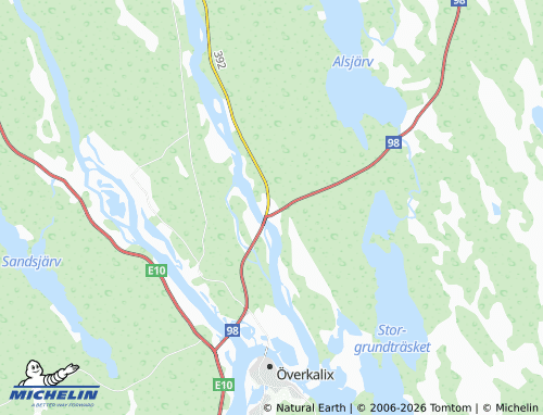 Mappa MICHELIN Nybyn - ViaMichelin
