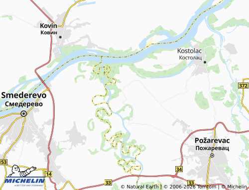 Mapa MICHELIN Batovac - ViaMichelin