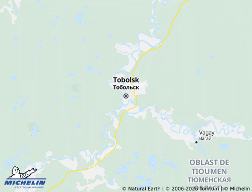 MICHELIN-Landkarte Tobolski Rajon - ViaMichelin