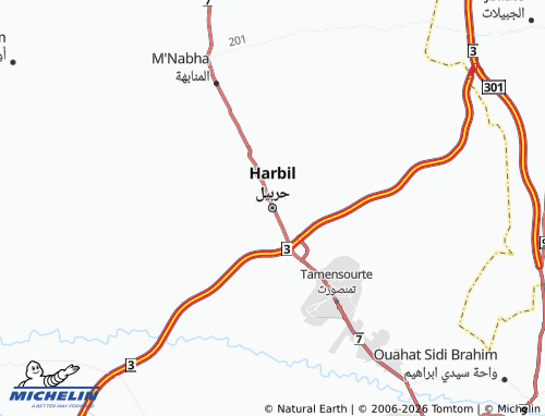 Kaart MICHELIN Harbeel - ViaMichelin