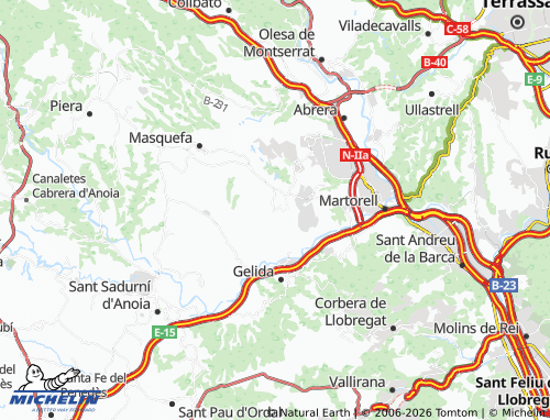 Mappa MICHELIN Sant Joan Samora - ViaMichelin