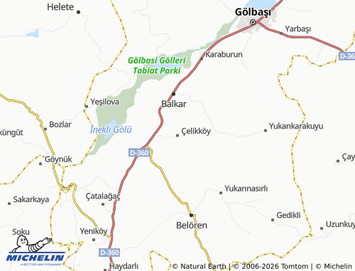 MICHELIN Çelikköy map - ViaMichelin