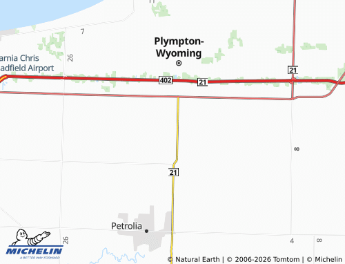 Kaart MICHELIN Wyoming - ViaMichelin