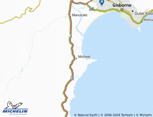 Mapa MICHELIN Muriwai - ViaMichelin