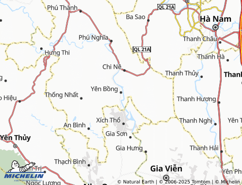 MICHELIN-Landkarte Yên Bồng - ViaMichelin