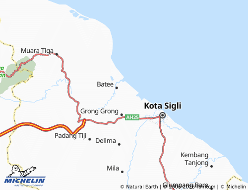 MICHELIN Bintang Hu map - ViaMichelin