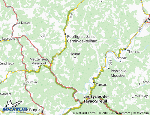 Mapa MICHELIN Fleurac - ViaMichelin