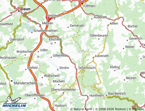 MICHELIN Immerath map - ViaMichelin