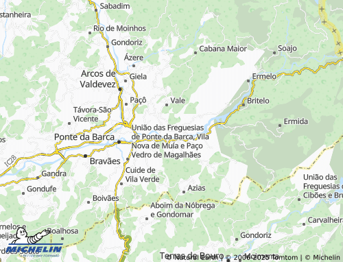 MICHELIN-Landkarte Barreiro de São Jorge - ViaMichelin