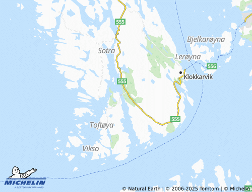 MICHELIN Hamre map - ViaMichelin