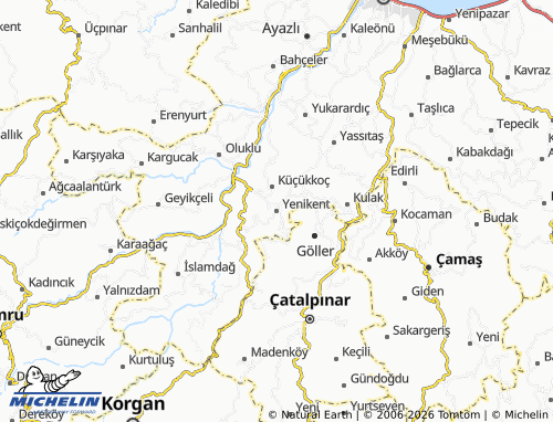 MICHELIN Yenikent map - ViaMichelin