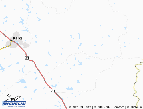 MICHELIN Zabra Downs map - ViaMichelin