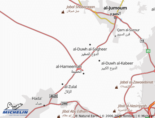 Carte MICHELIN al-Barabeer - ViaMichelin