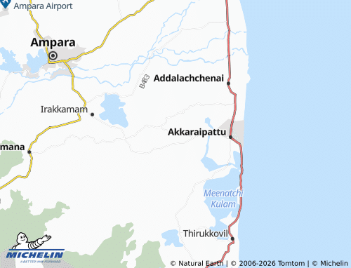 Mappa MICHELIN Easankanichcheemai - ViaMichelin
