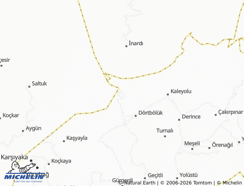 Mappa MICHELIN Yakabağ - ViaMichelin