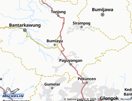 MICHELIN Negaradaha map - ViaMichelin
