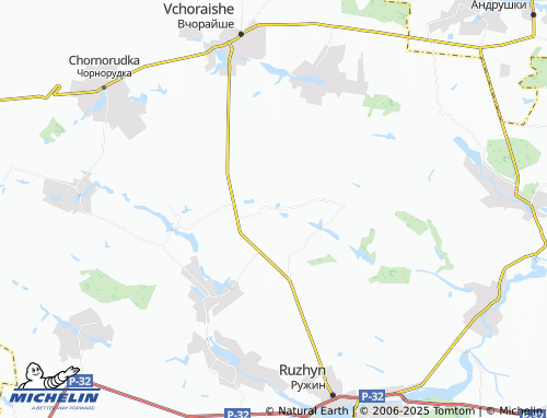 MICHELIN Yaroslavka map - ViaMichelin