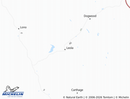 Carte MICHELIN Leola - ViaMichelin