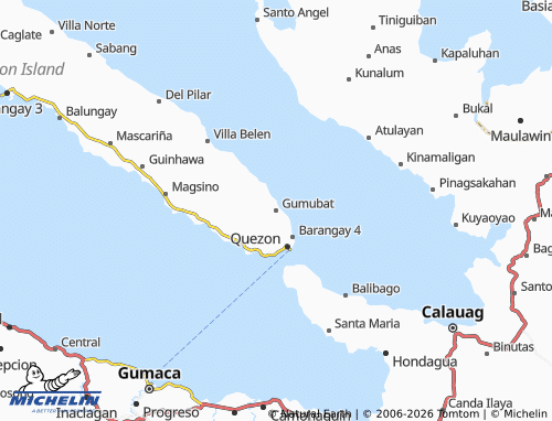 MICHELIN Gumubat map - ViaMichelin