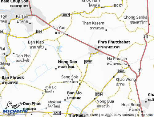 MICHELIN Nong Kae map - ViaMichelin