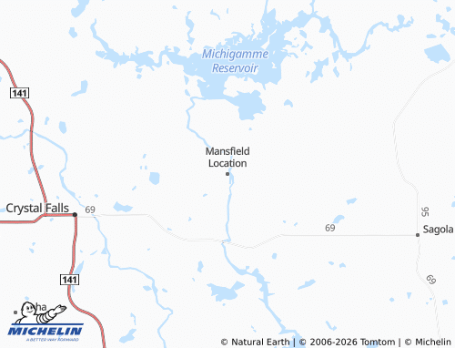 Mappa MICHELIN Mansfield Location - ViaMichelin