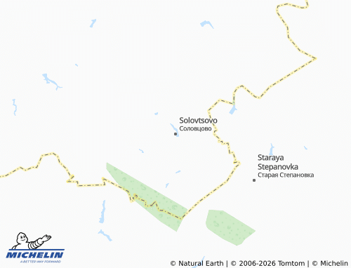 MICHELIN-Landkarte Solovtsovo - ViaMichelin
