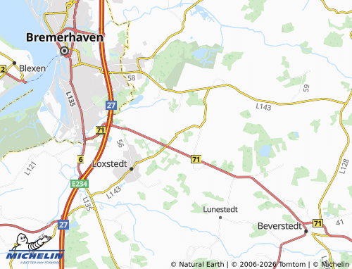 MICHELIN Bexhövede map - ViaMichelin