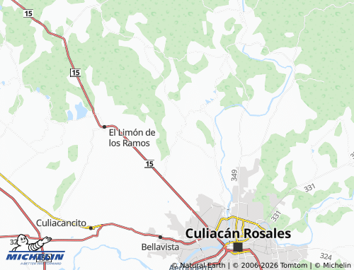 MICHELIN La Palmita y Anexos map - ViaMichelin