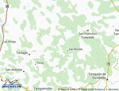 MICHELIN Ejido La Concepción map - ViaMichelin