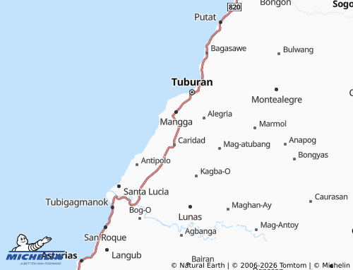 MICHELIN Jagbuaya map - ViaMichelin